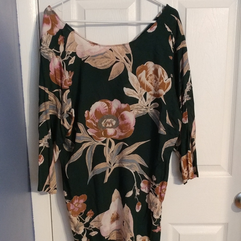 Junarose floral shift dress